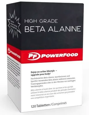 PowerFood High Grade Beta Alanine (120 Tabs)